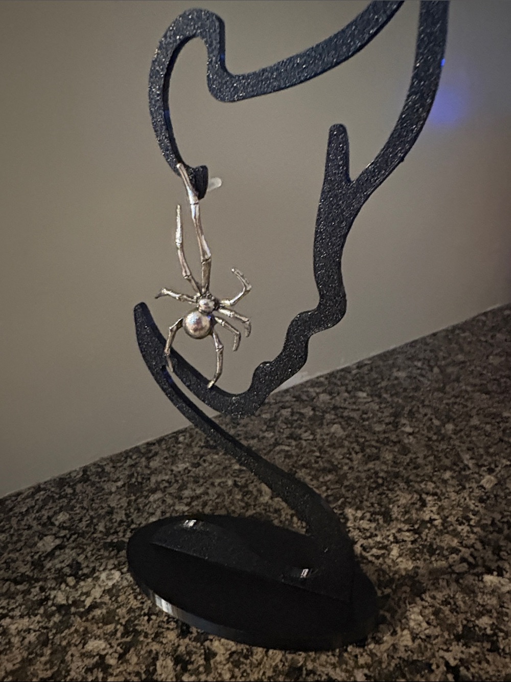 Silver Spider Dangle Earrings for Women never worn